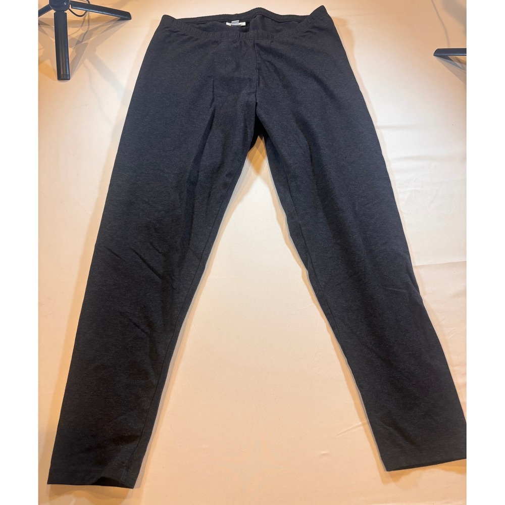 J.Jill Pima Ankle Leggings Charcoal Gray Heather Plus Size 2X Womens